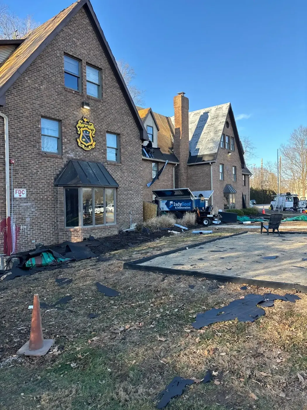 Commercial roof inspection documented in North Salem